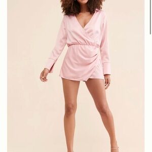 4th & Reckless Jayna Wrap Front Romper